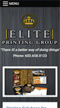 Mobile Screenshot of eliteprintinggroup.com
